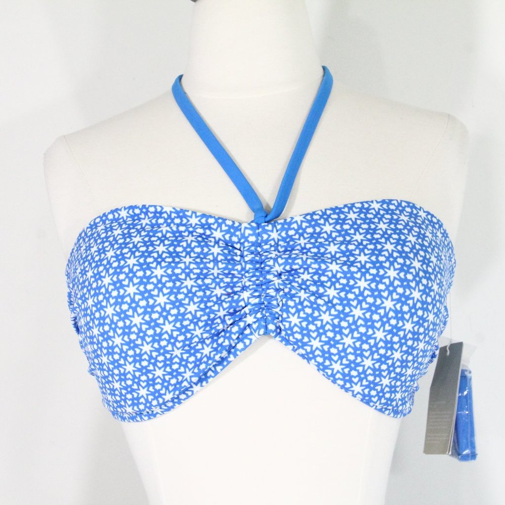 Boden Sardinia Bandeau Top sz 12 New Women Swimsuit Bikini Halter
